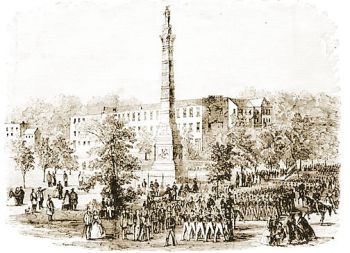 Savannah Troops on Parade 1861