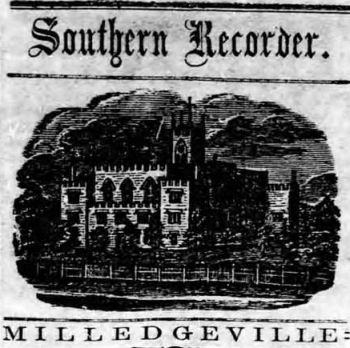 Southern Recorder of Milledgeville, GA