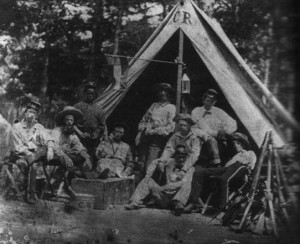 Confederate Camp, 5th Georgia