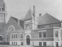 The Second Church Building of First Baptist Church, Muncie, Indiana (build 1890)