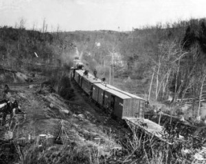 A Civil War railroad